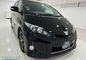 Toyota Estima Aeras Premium 2.4 Sunroof 2015 Black 